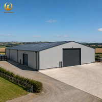 Bâtiment préfabriqué en structure acier pour garage, hangar, entrepôt, atelier, usage industriel