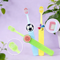 Nouvelle Arrivée Brosse à Dents Rotative Innovante pour Enfants, Vente en Gros, Usage Domestique, Brosse à Dents pour Enfants à Poils Souples et Coniques