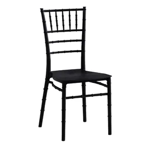 Tiffany Chiavari Wedding <b>Chairs</b> <b>Black</b> Stacking Colorful Plastic Dining <b>Chair</b> for Events - Product Image 2