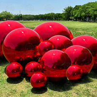Esfera de Globo Espejo Inflable Plateada, Bola de Espejo Cromada Reflectante Inflable Flotante para Fiestas, Bodas, Decoración Navideña