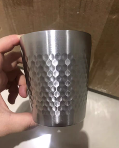 Tazza in Acciaio Inox 304 con Texture Martellata per Birra/Caffè/Succo, Ecologica per Uso in Ristoranti e Caffè - Product Image 5