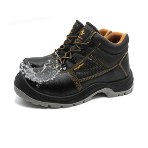 2026 New Trend Steel Toe Safety Shoes Men Anti-smashing Puncture-proof <strong>Leather</strong> Industrial <strong>Work</strong> <strong>Boots</strong> for Construction - Product Image 6