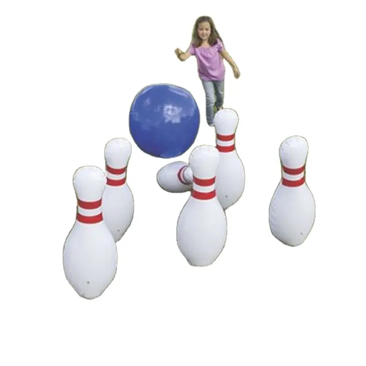 Opblaasbare menselijke bowling, opblaasbare bowling set voor human bowling game