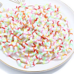 Petits <span class=keywords><strong>élastique</strong></span>s à cheveux en coton multicolores pour enfants et filles, porte-queue de cheval sans pli - Product Image 5