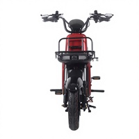 Vélo électrique de livraison urbaine le plus vendu, vélo électrique avec éclairage LED et affichage numérique, moteur durable de 800 W pour les trajets quotidiens
