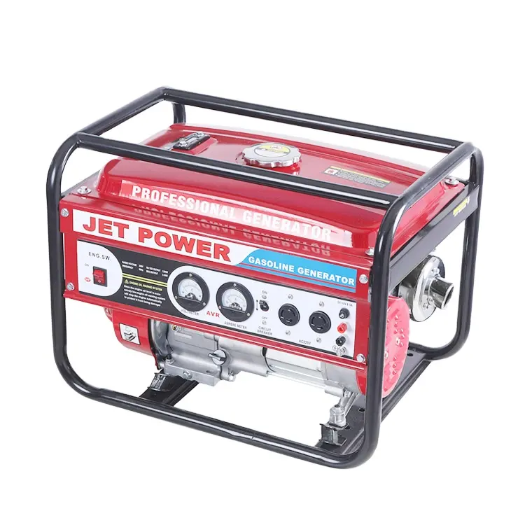 Generator Bensin Mesin Bensin Pendingin Udara Udara 220V 750W 950W Portabel Daya Jet