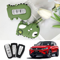 Magicocase Housse de clé de voiture Dragon Éclair de Dessin Animé Mignon, Étui de clé en TPU pour télécommande de voiture, Coque de clé antichoc 13
