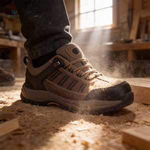 Chaussures de sécurité à embout d'acier pour hommes, certifiées CE, respirantes, anti-écrasement, anti-perforation et antidérapantes, chaussures de sécurité industrielles pour la construction - Product Image 5