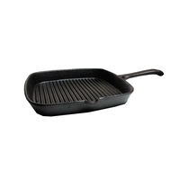 Poêle à griller pour steak, pour la cuisine à domicile, le camping, facile à nettoyer, poêle à frire pour la cuisson
