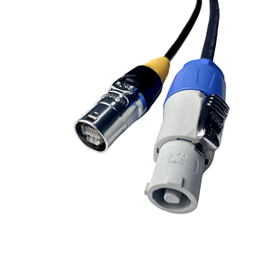 Fconnr powercon ethercon 3*2.5mm ^ 2 cộng với <span class=keywords><strong>CAT5E</strong></span> FTP Combi kết hợp cáp lai - Product Image 4