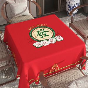 Nappe de table de mahjong en tissu à poils courts, antidérapante, durable, insonorisante, nouveau style chinois, accessoires de mahjong - Product Image 2