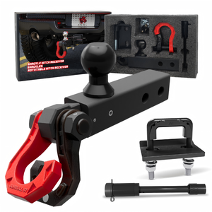 Support de boule d'<span class=keywords><strong>attelage</strong></span> réglable 4x4 en acier, économique et tendance, pour remorquage de SUV et camions tout-terrain, accessoires de remorquage - Product Image 1