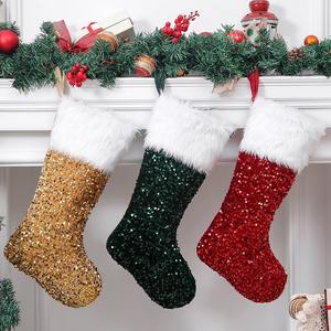 Vente en gros de chaussettes de Noël personnalisées en tricot Fair Isle <span class=keywords><strong>bas</strong></span> Boho pour cintres d'arbre de Noël chaussettes de vacances décoratives scandinaves - Product Image 4