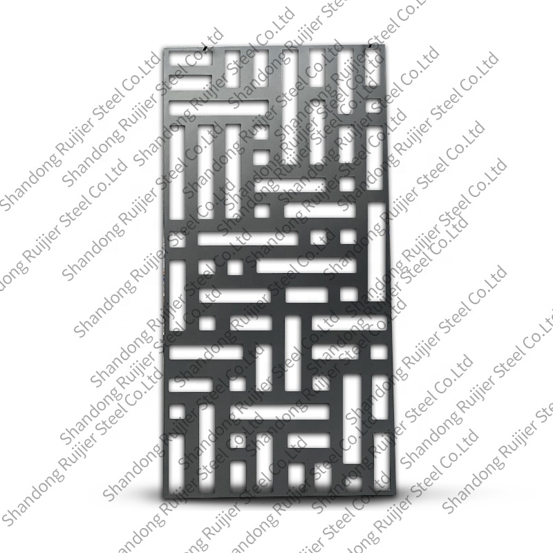 Прямая поставка с завода, комнатный разделитель комнаты, наружный, Погодоустойчивый стальной декоративный металлический экран лазерной резки