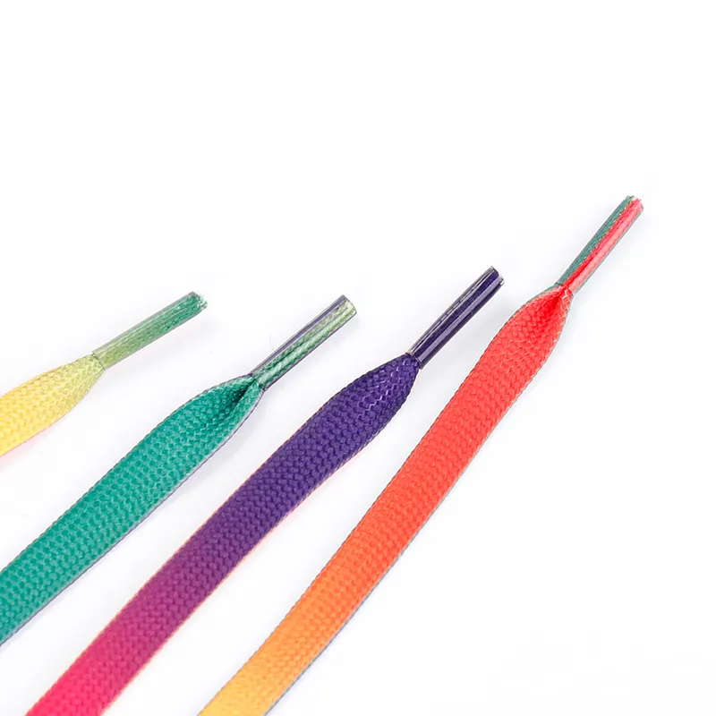 Factory Tip Round Shoelaces Thick Flat Fat Shoe Laces 2/5" Wide Shoelaces