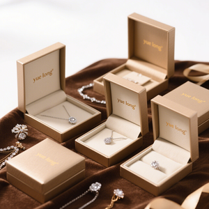 Customized logo Bracelet Paper Box Gift Jewelry <b>Packaging</b> Boxes Earrings Necklaces Jewelry Boxes with Logos - Product Image 1