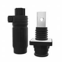 Connecteur de stockage d'énergie Apex 150A/200A/250A à connexion rapide, tête droite, à trou fileté, étanche IP67, 1500V CC, en cuivre pur