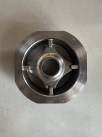 Válvula de Retención Manual de Acero Inoxidable Tipo Wafer con Resorte y Sellado EPDM