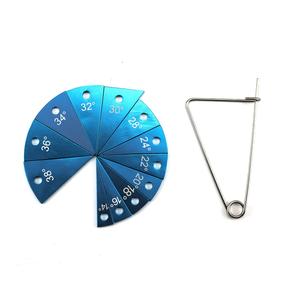 Fabrika kaynağı veteriner ortopedik genel enstrüman gonyometresi kemik cerrahi temeli enstrüman TPLO açı cetvel ölçme - Product Image 4