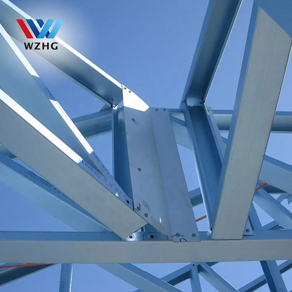 Es/NZ luz peso frío techo de acero truss y marco de acero para prefabricada de edificios