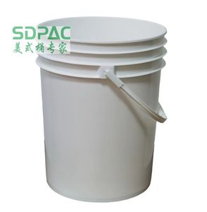 Seau en <span class=keywords><strong>plastique</strong></span> de qualité alimentaire de 10 litres 20 litres à usage intensif personnalisé seau en <span class=keywords><strong>plastique</strong></span> rond et carré pour peinture avec couvercle - Product Image 4