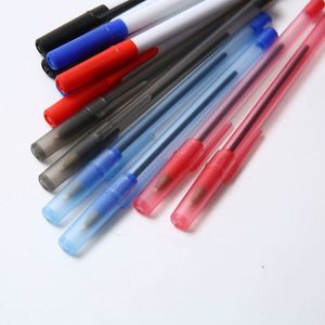 Stylo bille transparent en plastique personnalisé avec logo, 1,0 mm, pour l'école et le bureau, vente en gros du fabricant - Product Image 3