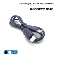 Câble de charge rapide USB-C double PD 10cm 30cm 50cm, conducteur en cuivre pur, blindage tressé, gaine PVC, OEM ODM