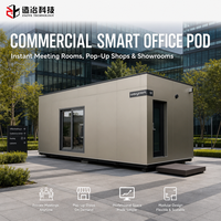 Maison Modulaire Préfabriquée Moderne Certifiée CE, Pod de Luxe pour Glamping, Conteneur Aménagé, Bureau de Jardin, Studio, Cabane de Vie en Kit