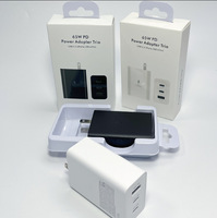 Chargeur Type-C haute vitesse 65W PD 3.0 avec prise US UK EU pour S22 S23 S24 S25 S26 Adaptateur de charge rapide multifonction 3 ports