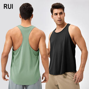 RUIQUWIN Vente en gros Gilet de course léger et respirant pour hommes, séchage rapide, vêtements de sport, débardeur sans manches à col rond et coupe ample - Product Image 1