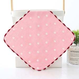 Paño para eructos 100% algodón, pañuelo de gasa, toalla para limpiar las manos de los niños, incluye lazos para atar. - Product Image 3