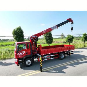 Camión grúa Sinotruk TX7 4*2 XC MG de 8 toneladas con brazo recto de 5 secciones, vehículo elevador montado en camión - Product Image 5