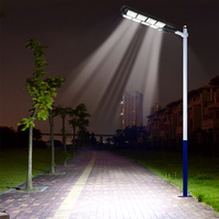 Lampe solaire LED de rue extérieure tout-en-un intégrée, étanche IP65, avec panneau solaire 800W, éclairage 500W, 300W, 200W, 100W