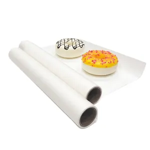 Precut Bleached Parchment Baking Paper Roll Customized 40gsm silicone paper roll