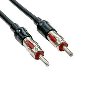 Cavo adattatore Antenna autoradio Dual FAKRA to AM/FM spina coassiale maschio per Audi VW GPS Navi DVD Stereo unità di segnale amplificatore - Product Image 5