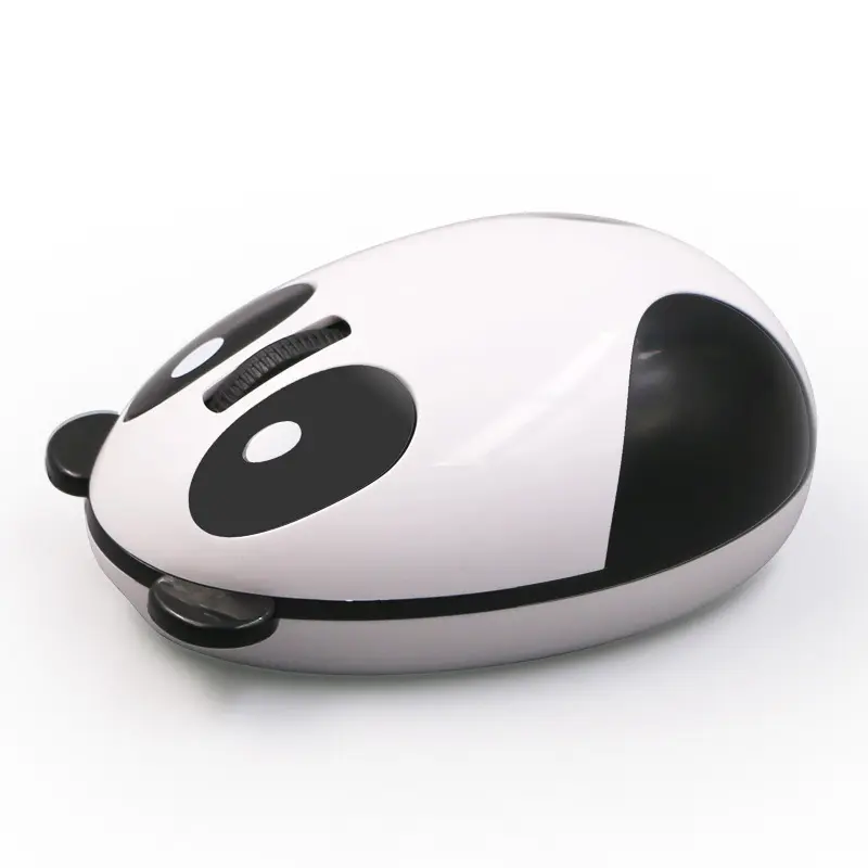 El más nuevo ratón divertido de la computadora óptico lindo ratón silencioso Mini Animal encantador Panda forma ratón inalámbrico