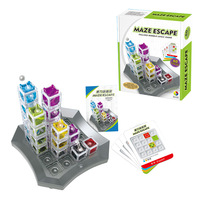 Kit Scientifique Éducatif STEM pour Enfants : Jeu de Construction Labyrinthe à Billes pour l'Éveil à la Pensée Logique