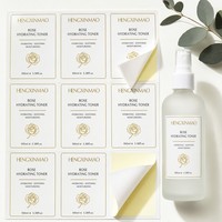 Etiquetas Adhesivas Personalizadas con Logotipo, Etiquetas Adhesivas Privadas de Lujo para Cosméticos y Cuidado de la Piel, Etiquetas para Botellas