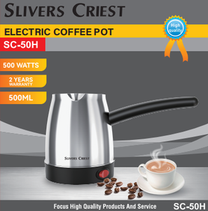 Cafetera Térmica/ Cafetera Turca/ Cafetera Italiana/ Cafetera Egipcia de Acero Inoxidable de 500 ml, 500 W, 0.5 L - Product Image 4