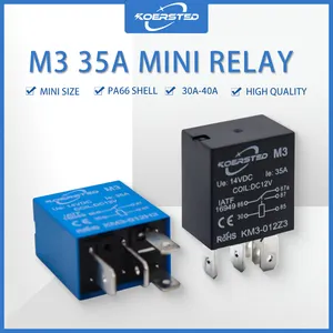 Série KM3 - Mini Relé 30A 35A, Alternativa de Alta Qualidade 12V 24V Mini Relé para Tyco V23074/1-1414970-3 Relé