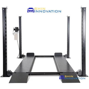 Elevador Hidráulico Portátil de 4 Postes para Autos, Equipo de Estacionamiento para Garaje Doméstico, para Reparación de Autos en Taller - Product Image 1