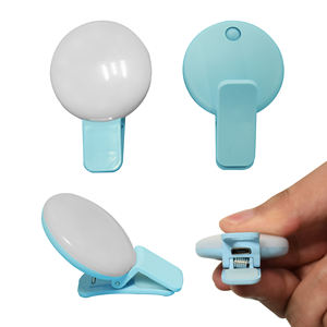 Anillo de Luz LED Portátil Mini Retro IShine Recargable por USB para Fotografía de Navidad y Año Nuevo Chino con Clip para Teléfono - Product Image 1