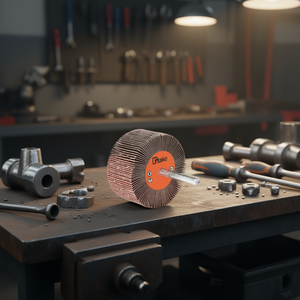 Disco Abrasivo Cilíndrico de Tela Abrasiva 30x15 mm, Eje de 6 mm, Grano 120, Giri/min 16.500/25.500 para Pulir Metal - Product Image 3