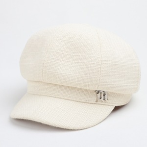 Casquette Newsboy en Laine avec Logo Métallique pour Femme – Chapeau Décontracté Automne Hiver Tendance à Huit Panneaux - Product Image 4