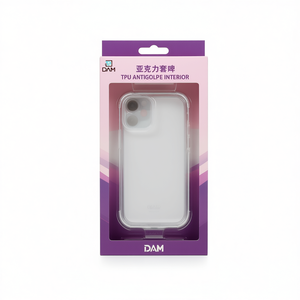 Custodia in acrilico DAM per iPhone 16 Pro Max con interno in TPU anti-impatto - Product Image 2
