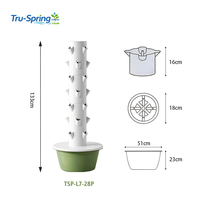 Système de tour hydroponique verticale à 7 niveaux pour la culture en intérieur et en serre