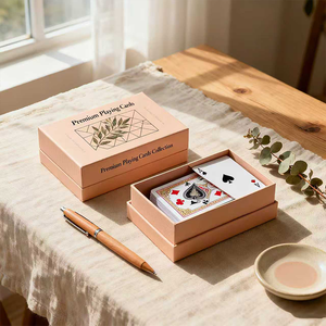 OEM özelleştirilmiş yazdırılabilir kağıt <span class=keywords><strong>Tarot</strong></span> oyun kartları için kağit kutu ambalaj ile özel renk ve tasarım oyun oynamak için - Product Image 1