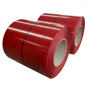 Bobine de toiture en acier galvanisé prélaqué bibo PPGI PPGL de haute qualité, tôle d'acier certifiée pour le pliage, la découpe et la soudure - Product Image 1