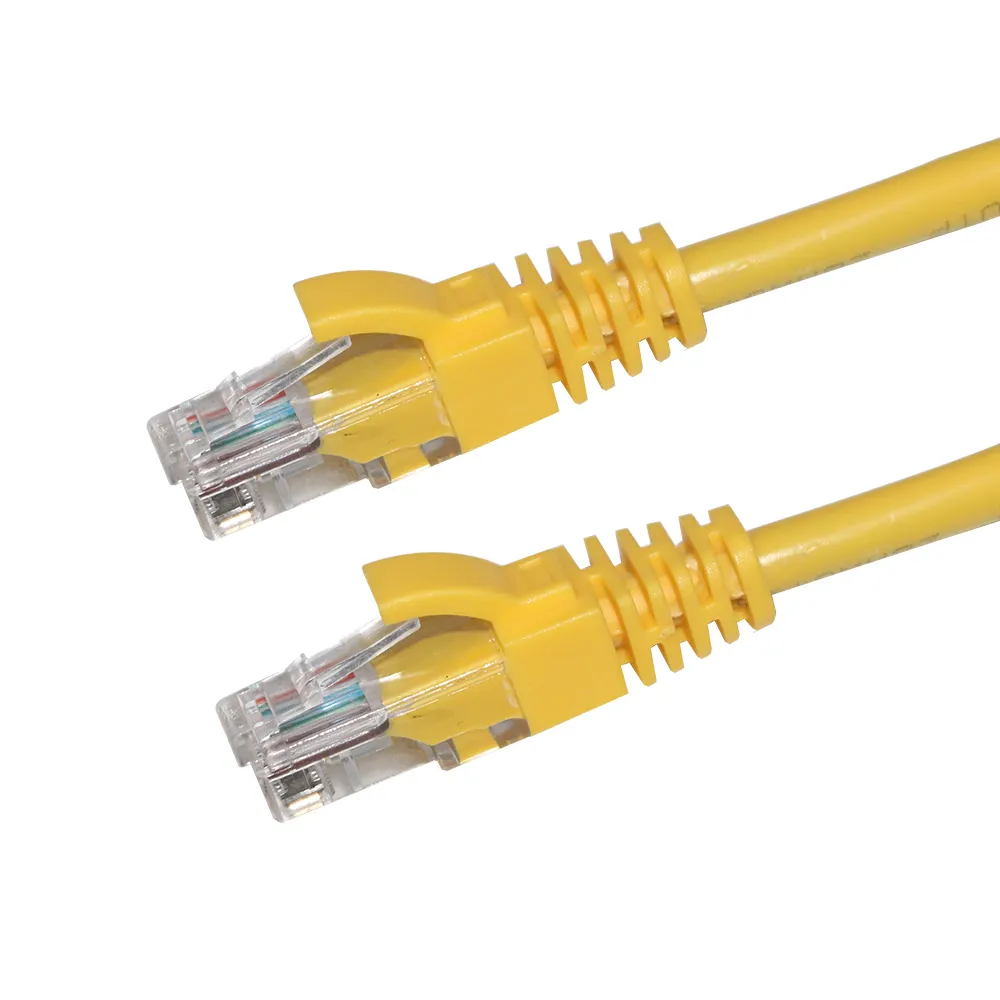 공장 가격 UTP Cat3 10 쌍 구리 케이블 CAT5 CAT5E CAT6 RJ45 남성 플랫 이더넷 네트워크 케이블