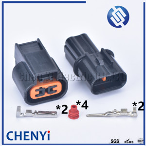 2 Pin <span class=keywords><strong>2.2</strong></span> erkek veya kadın far fiş sis lambası otomotiv konnektör PB625-02027 PB621-02020 Hyundai-Kia için - Product Image 1